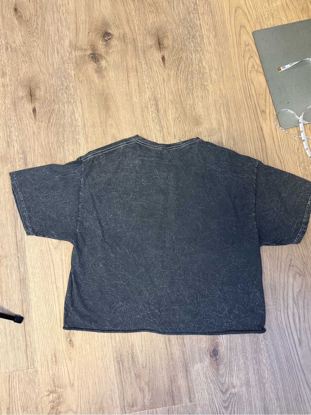AC/DC Black Kids Short Sleeve Tee with Flame Graphic - Picture 3 of 3